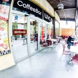 a store inside of a building