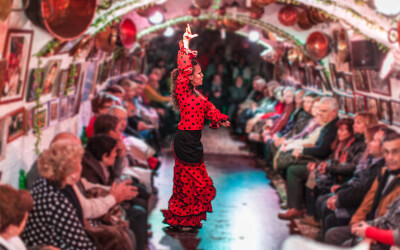 flamenco-en-granada.-Cueva-la-Rocio bailaora de flamenco en el Sacromonte